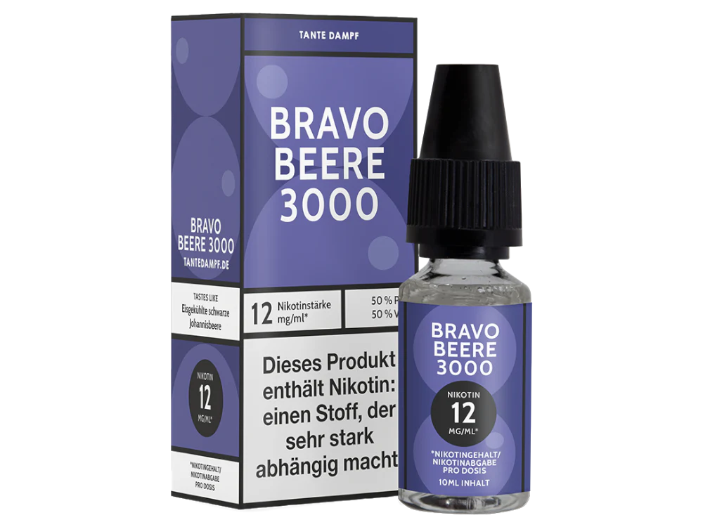 Tante Dampf - Bravo Beere 3000 E-Zigaretten Liquid – Bild 5