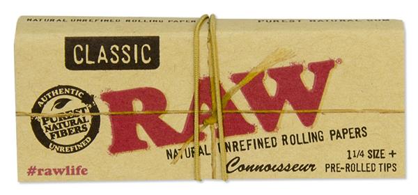 Classic Connoisseur 1 1/4 Papers + Prerolled Filtertips | RAW – Bild 2