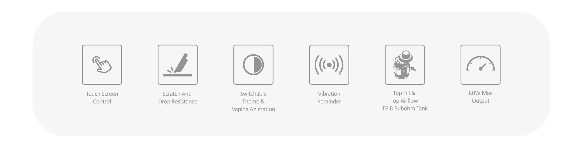 SMOK X-Priv Solo Kit 80W – Bild 3