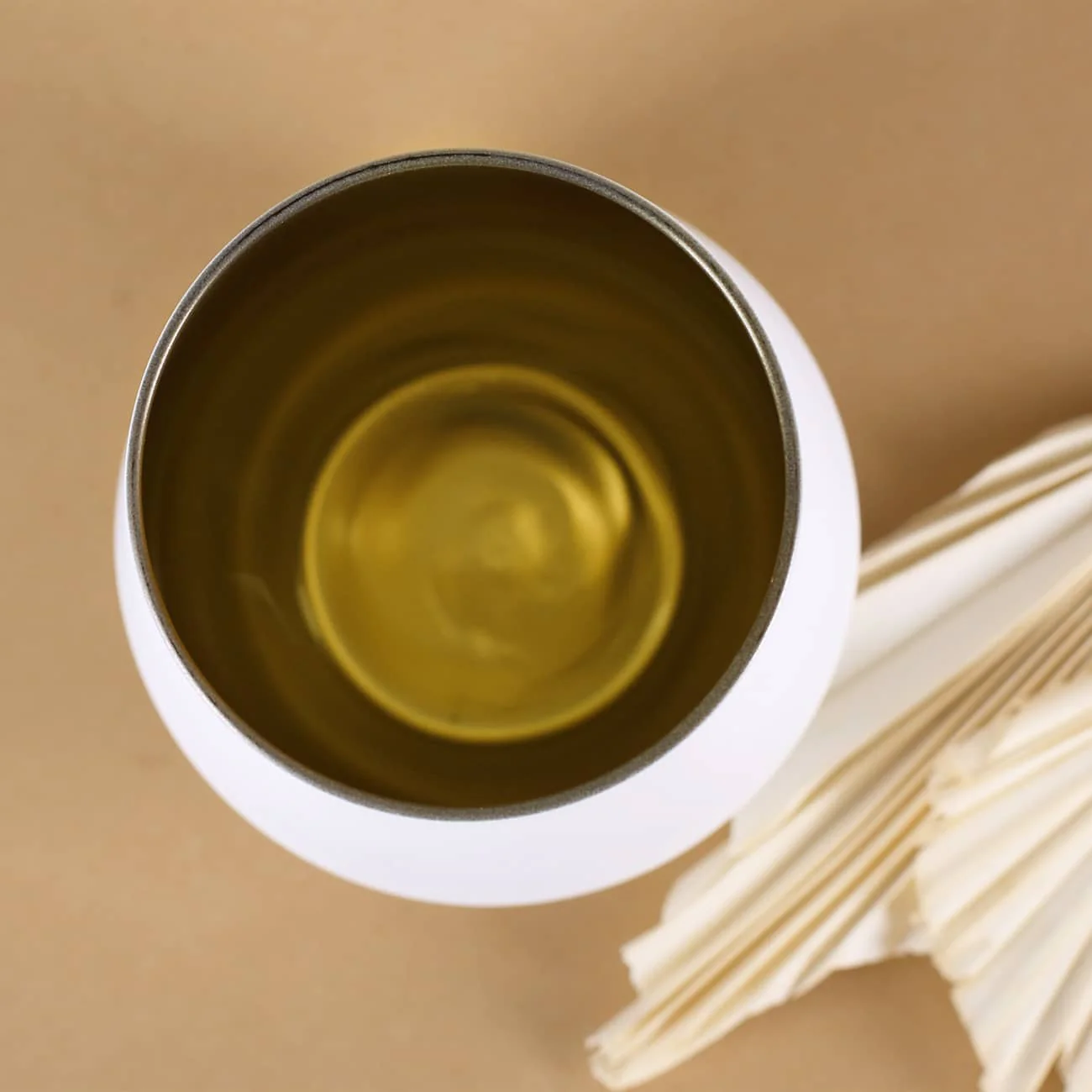 Trauerwindlicht mit Pusteblume, Name und Datum – Bild 5