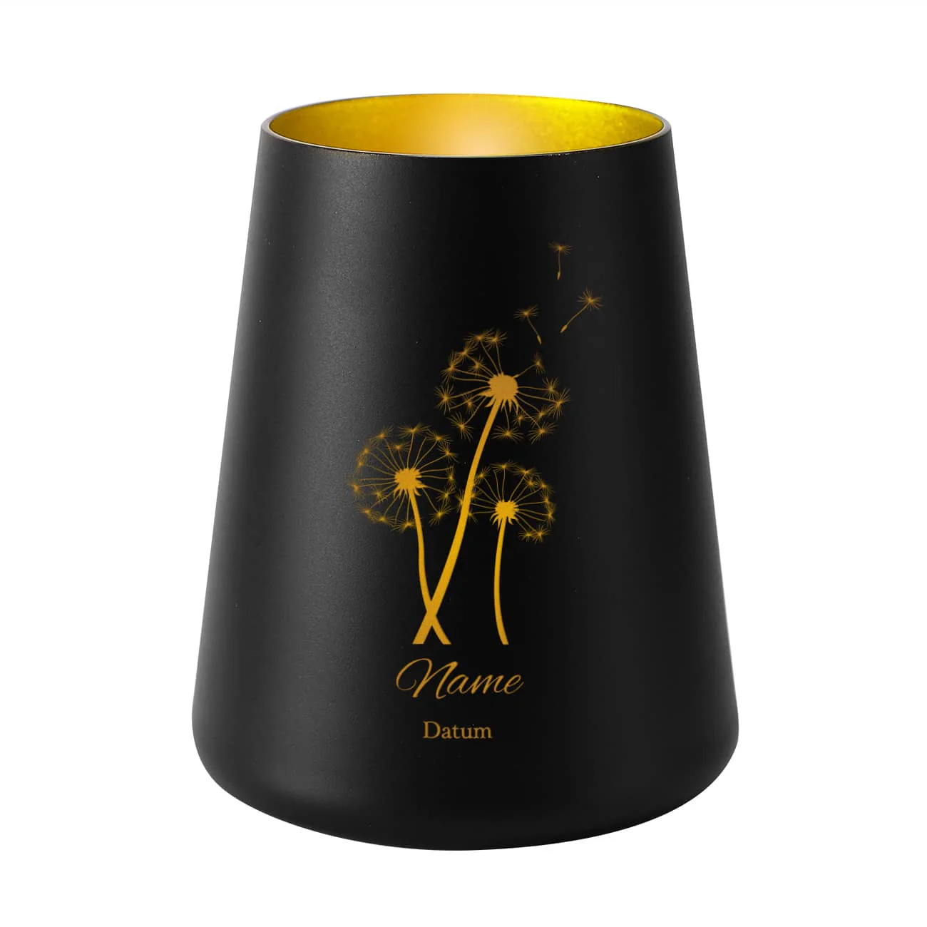 Trauerlicht mit Pusteblumen in schwarz oder weiss – Bild 5