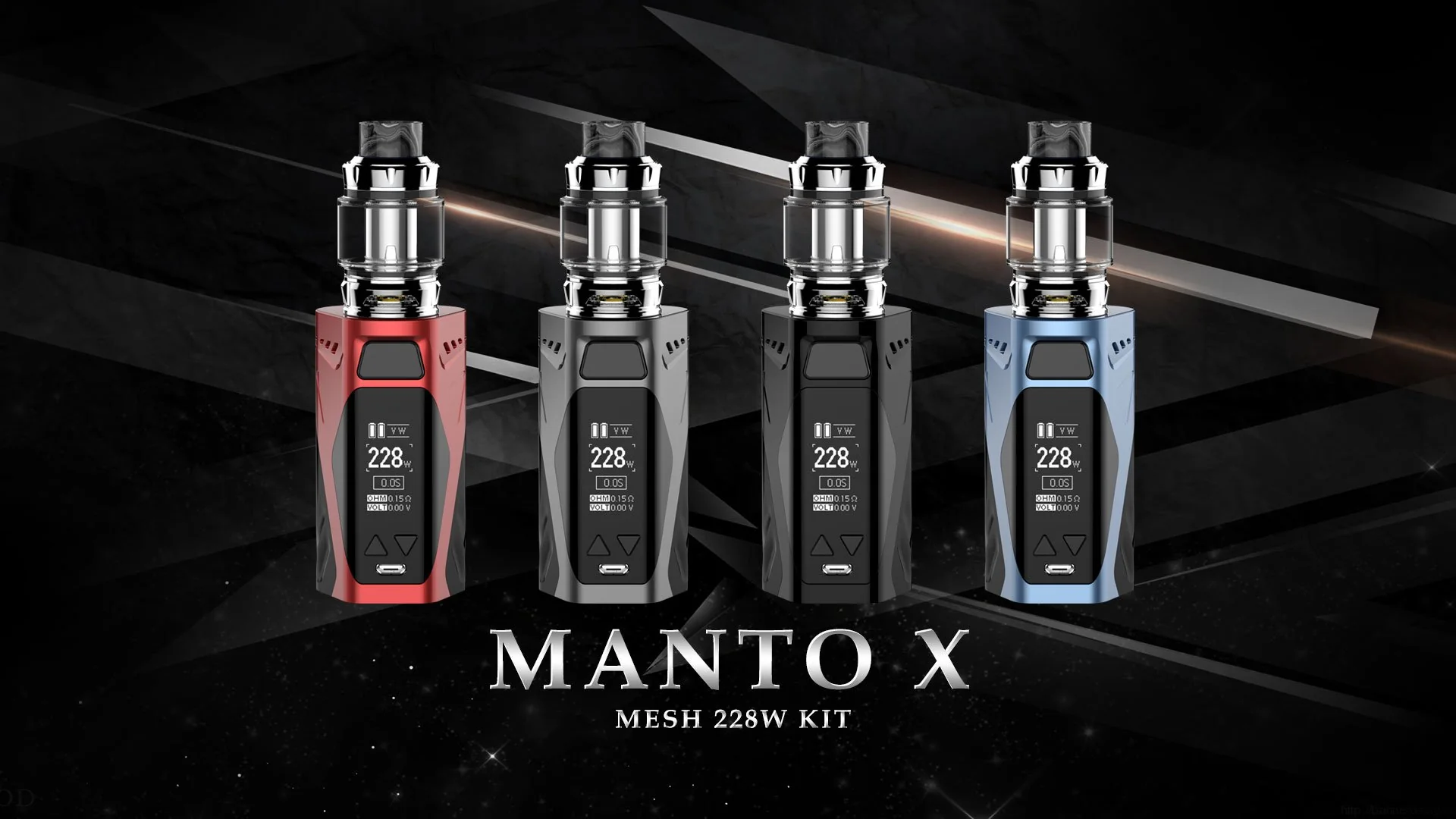 Rincoe Manto X Mesh 228W Starterset mit Metis Mix 6mL Verdampfer – Bild 7