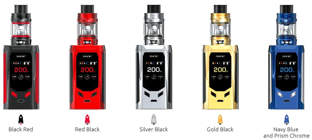 SMOK R-Kiss 200W Starter Kit mit 2ml TFV-Mini V2 Tank Verdampfer