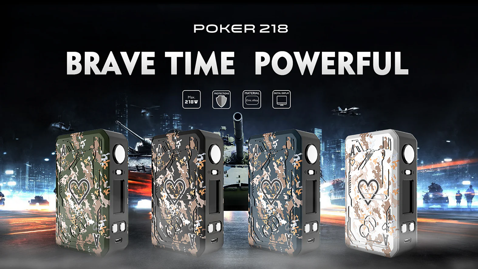 Teslacigs Poker 218 TC 218W Box Mod Akkuträger – Bild 9